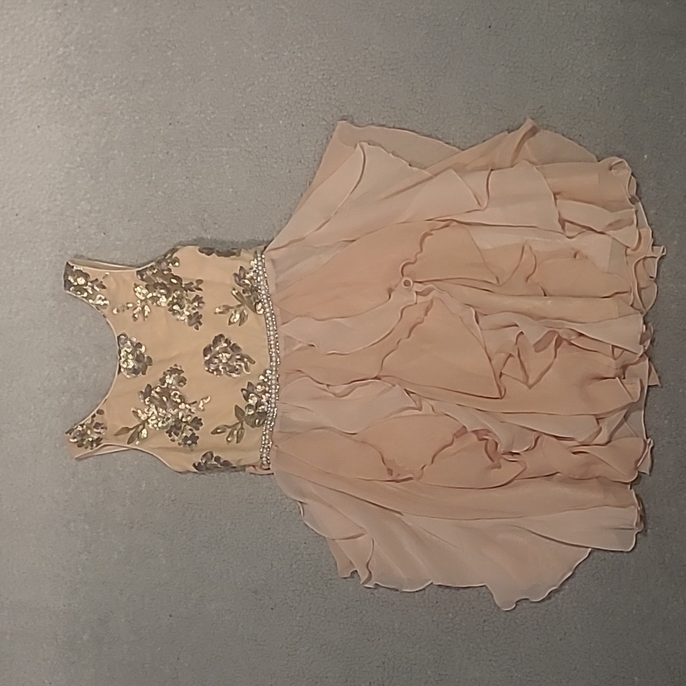 Fancy Special Occasion Girls Ruffled Dress